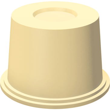 Hutstopfen, natur für Innengewinde und Bohrungen Material: PE weich (PE-EVA / LD-PE) Farbe: natur