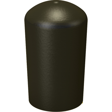 Tauchkappe für Außengewinde und Rohre Material: PVC Farbe: schwarz ähnlich RAL 9005