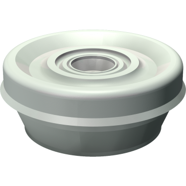 Würgestopfen weicher Stopfen zur Durchführung von Kabeln Material: LLD-PE Farbe: hellgrau