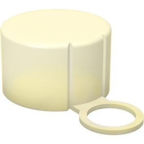 Schutzkappen mit Lasche, Ausführung 70.. für Außengewinde und Rohre Material: PE weich (LDPE) Farbe: natur