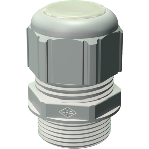 EUROFIX Kabelverschraubungen mit Stopfen zum Schutz bei nicht montiertem Kabel IP68 5 bar, geprüft nach DIN EN 62444 (Prüfung ohne Stopfen nach VDE62444 erfolgt) und UL 514B Material: Polyamid 6.6 Farbe: hellgrau ähnl. RAL 7035 andere Farben (dunkelgrau/s