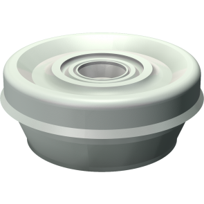 Würgestopfen weicher Stopfen zur Durchführung von Kabeln Material: LLD-PE Farbe: hellgrau